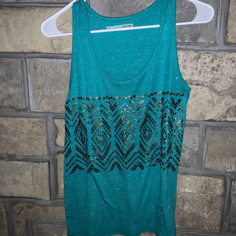 MAURICES TURQUOISE TANK TOP